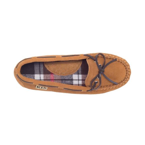NEW CLOUD NINE ladies unlined moccasin in chestnut - Picture 5 of 7